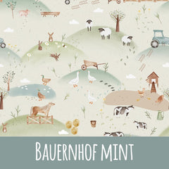 Bauernhof mint Baumwolle