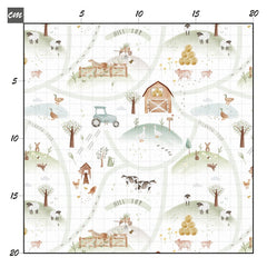 Bauernhof weiß Baumwolle