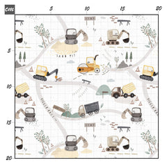Baustelle weiß Baumwolle - Mamikes