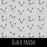 Black panda Baumwolle - Mamikes