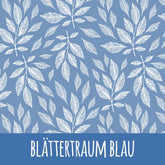 Blättertraum blau Baumwolle - Mamikes