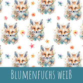Blumenfuchs weiß Baumwolle - Mamikes