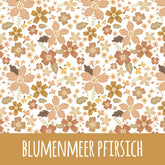 Blumenmeer pfirsich Baumwolle - Mamikes