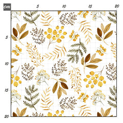 Blumentraum gold Baumwolle - Mamikes