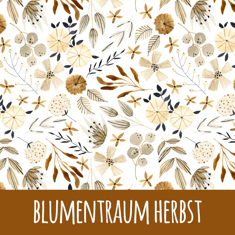 Blumentraum herbst Baumwolle - Mamikes