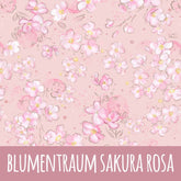 Blumentraum sakura rosa Baumwolle - Mamikes