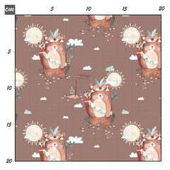 Boho bear darkrose Baumwolle - Mamikes