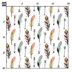 Boho federn Baumwolle - Mamikes