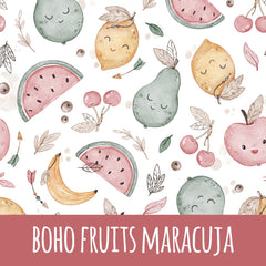 Boho fruits maracuja Baumwolle - Mamikes