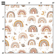 Boho rainbow terracotta Bio Jersey - Mamikes