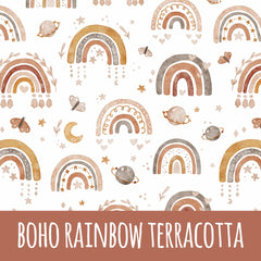 Boho rainbow terracotta Bio Jersey - Mamikes