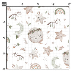 Boho sky grün Baumwolle - Mamikes