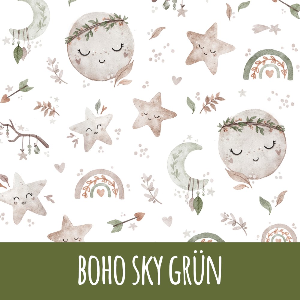 Boho sky grün Bio Sommersweat - Mamikes