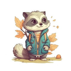 Bügelbild Abenteuer Waschbär 1 - BB379 - Mamikes