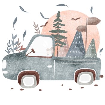 Bügelbild Auto 4 - BB573 - Mamikes