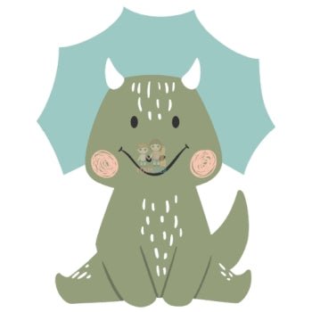 Bügelbild Dino 3 - BB094 - Mamikes