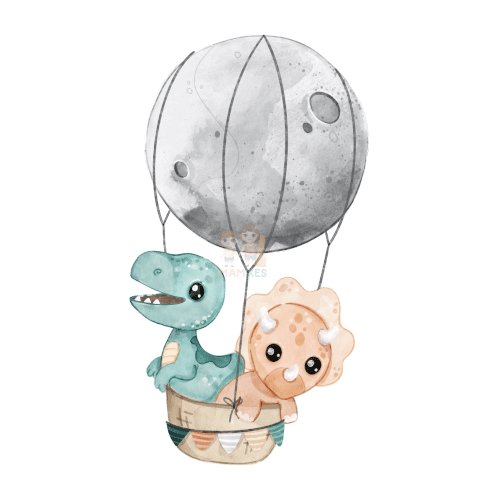 Bügelbild Dino Moon - BB540 - Mamikes