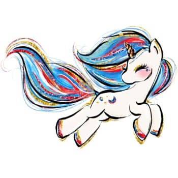 Bügelbild Einhorn 3 - BB070 - Mamikes