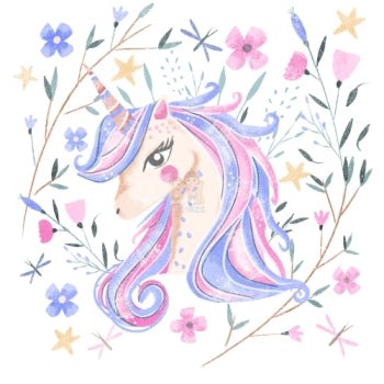 Bügelbild Einhorn 8 - BB396 - Mamikes