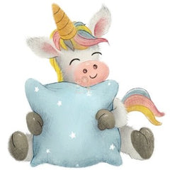 Bügelbild Einhorn Kissen - BB258 - Mamikes