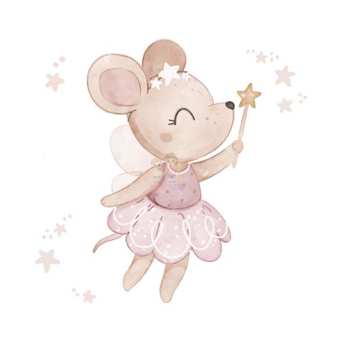 Bügelbild Feenmaus - BB550 - Mamikes
