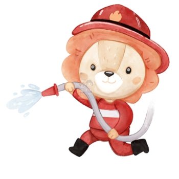 Bügelbild Feuerwehr Löwe 1 - BB018 - Mamikes