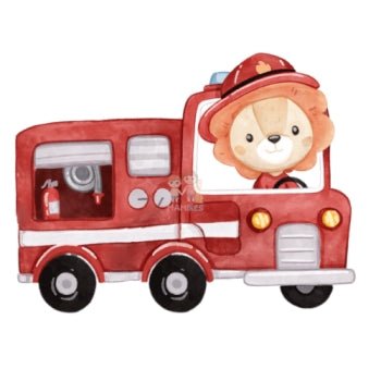 Bügelbild Feuerwehr Löwe 2 - BB019 - Mamikes