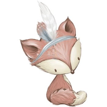 Bügelbild Fuchs 4 - BB022 - Mamikes