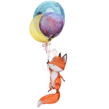 Bügelbild Fuchs 9 - BB105 - Mamikes