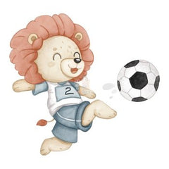 Bügelbild Fußball Löwe - BB234 - Mamikes