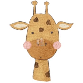 Bügelbild Giraffe 2 - BB023 - Mamikes