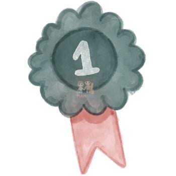 Bügelbild Medaille - BB117 - Mamikes