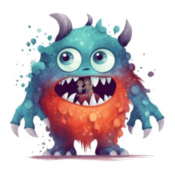 Bügelbild Monster 2 - BB430 - Mamikes