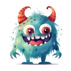 Bügelbild Monster 4 - BB432 - Mamikes