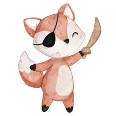 Bügelbild Piraten Fuchs - BB038 - Mamikes