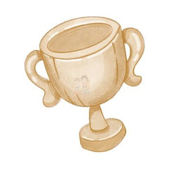 Bügelbild Pokal - BB306 - Mamikes