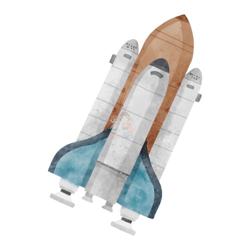 Bügelbild Rakete 3 - BB569 - Mamikes