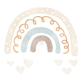 Bügelbild Regenbogen 4 - BB212 - Mamikes