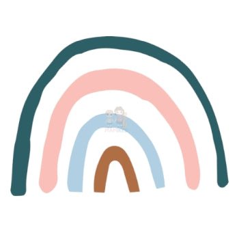 Bügelbild Regenbogen 5 - BB043 - Mamikes