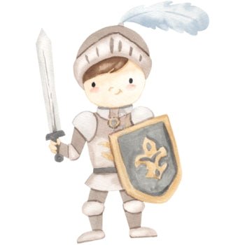 Bügelbild Ritter 2 - BB086 - Mamikes