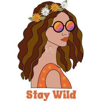 Bügelbild stay wild - BB318 - Mamikes