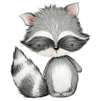 Bügelbild Waschbär 1 - BB154 - Mamikes