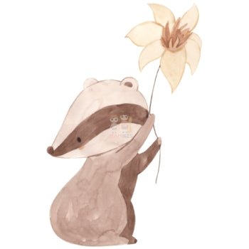 Bügelbild Waschbär 5 - BB161 - Mamikes