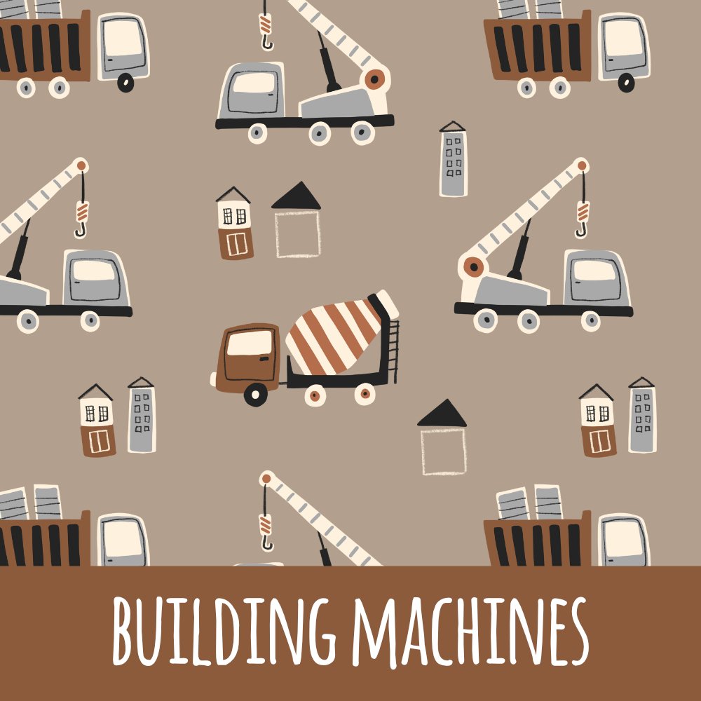 Building machines Baumwolle - Mamikes