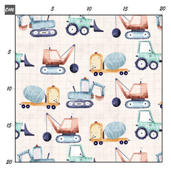 Bunte Baustelle Bio Jersey - Mamikes