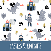 Castles knights Baumwolle - Mamikes