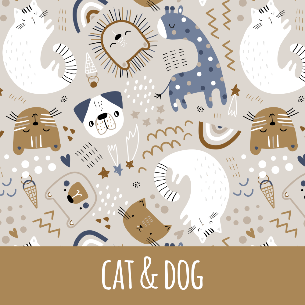 Cat dog Baumwolle - Mamikes