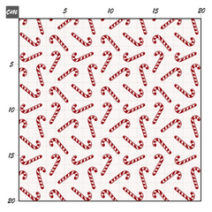 Christmas candy cane Baumwolle - Mamikes