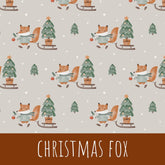 Christmas fox Baumwolle - Mamikes