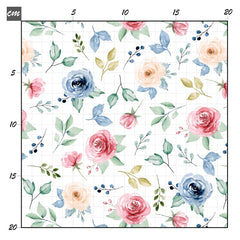 Colorful roses Baumwolle - Mamikes